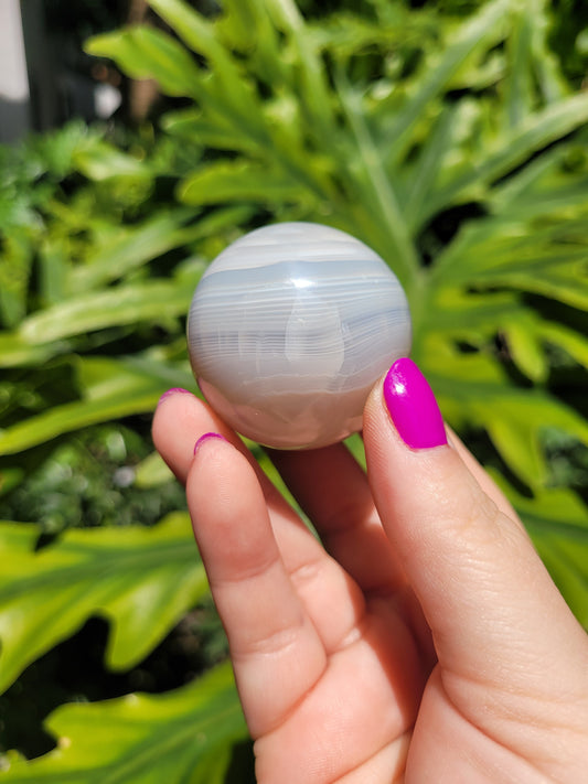 Banded Agate Sphere [Madagascar][A]