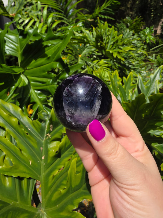 Blue Fluorite Sphere [High Quality] [A]