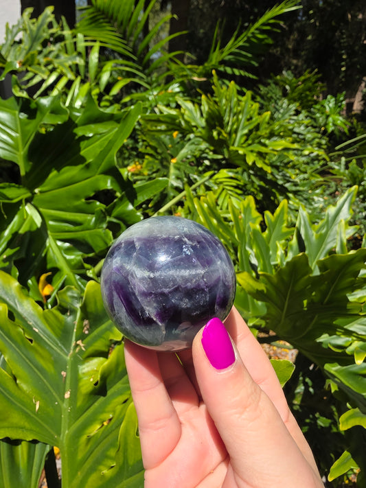 Blue Fluorite Sphere [D]