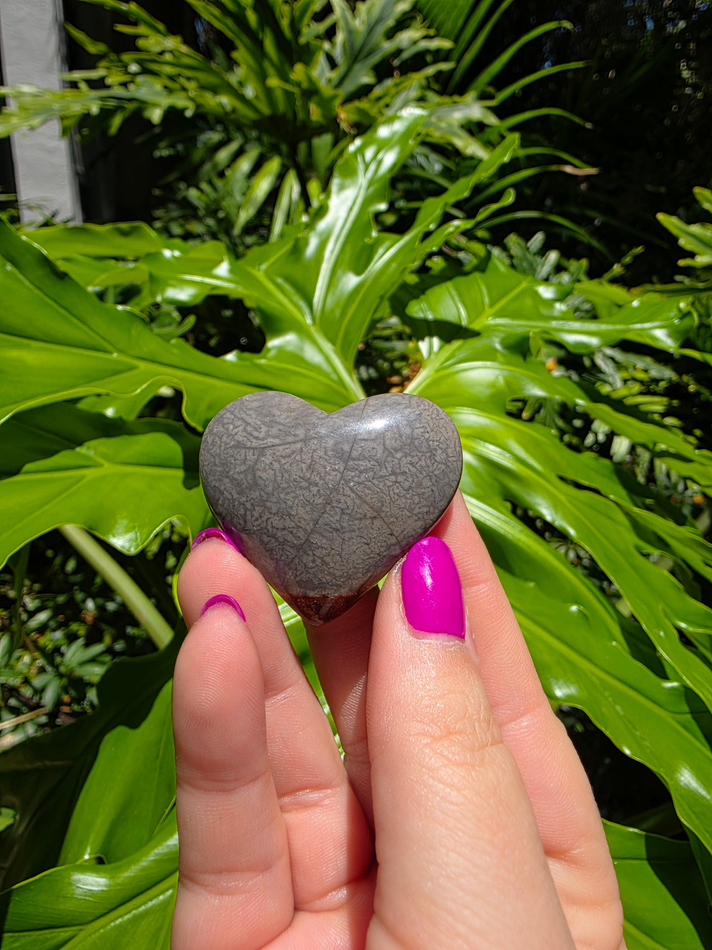 Flower Agate Heart [D]