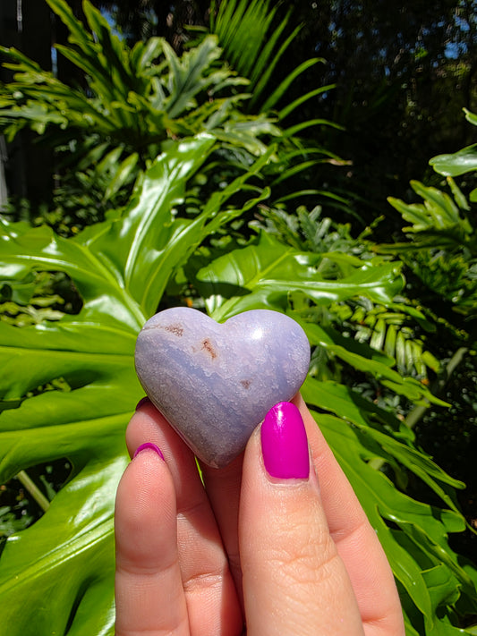 Flower Agate Heart [F]