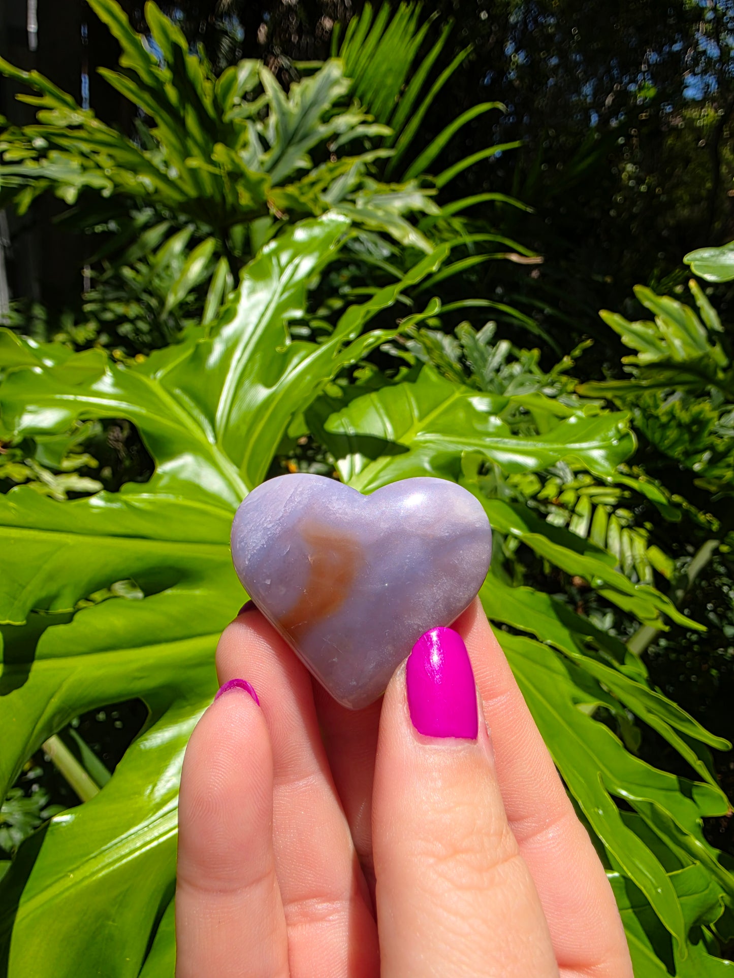 Flower Agate Heart [F]
