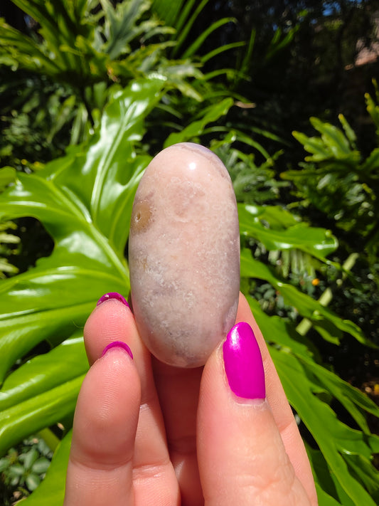 Flower Agate Palm Stone [I]