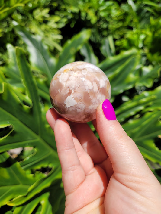 Flower Agate Sphere [A]