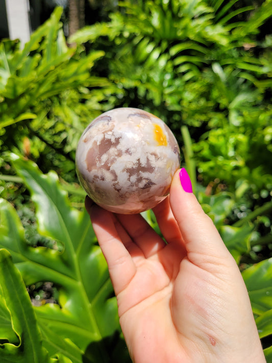Flower Agate Sphere [D]