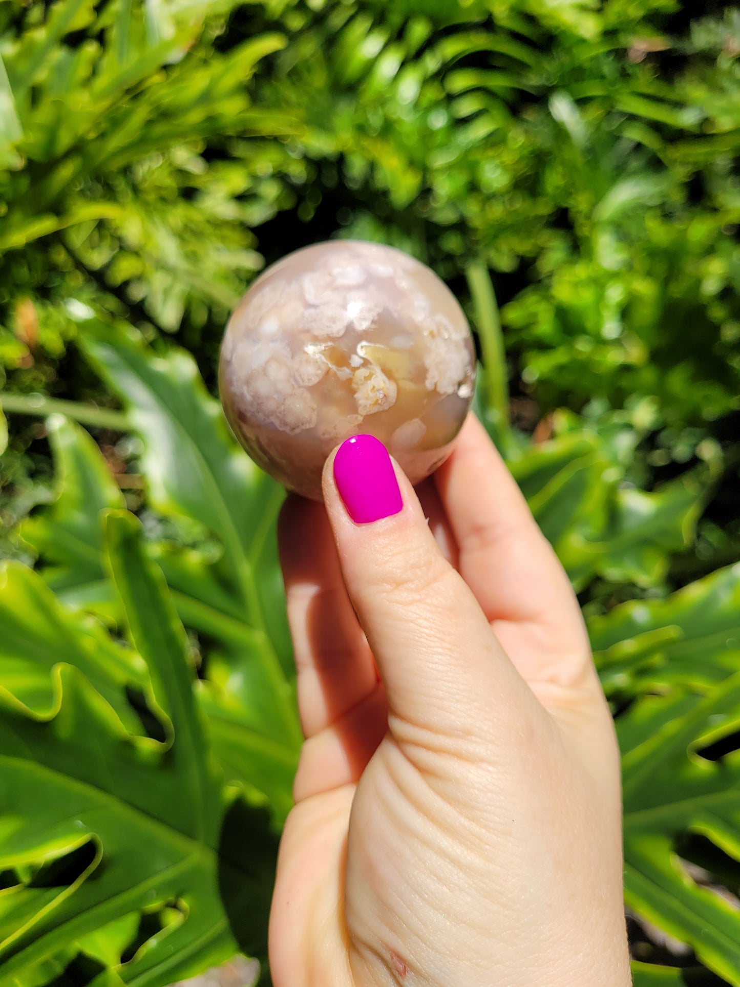 Flower Agate Sphere [E]