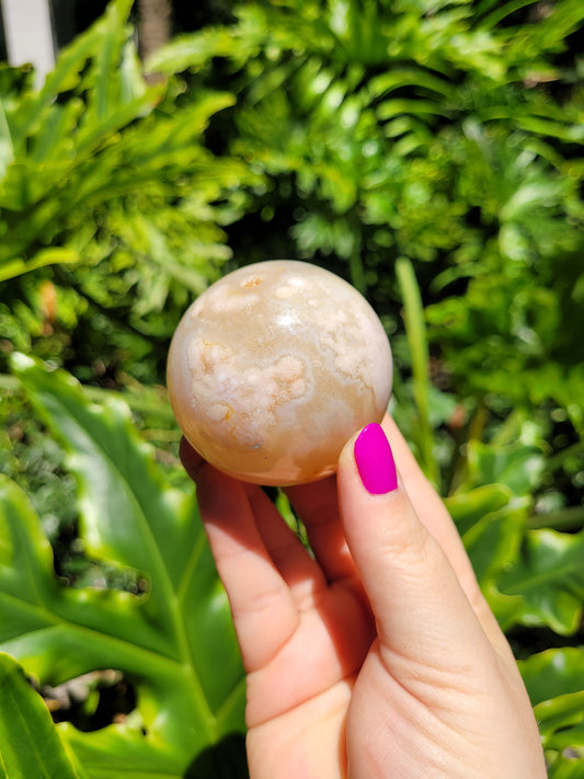 Flower Agate Sphere [G]