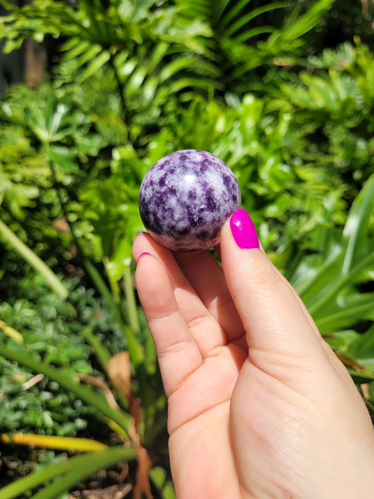 Lepidolite Sphere [A]