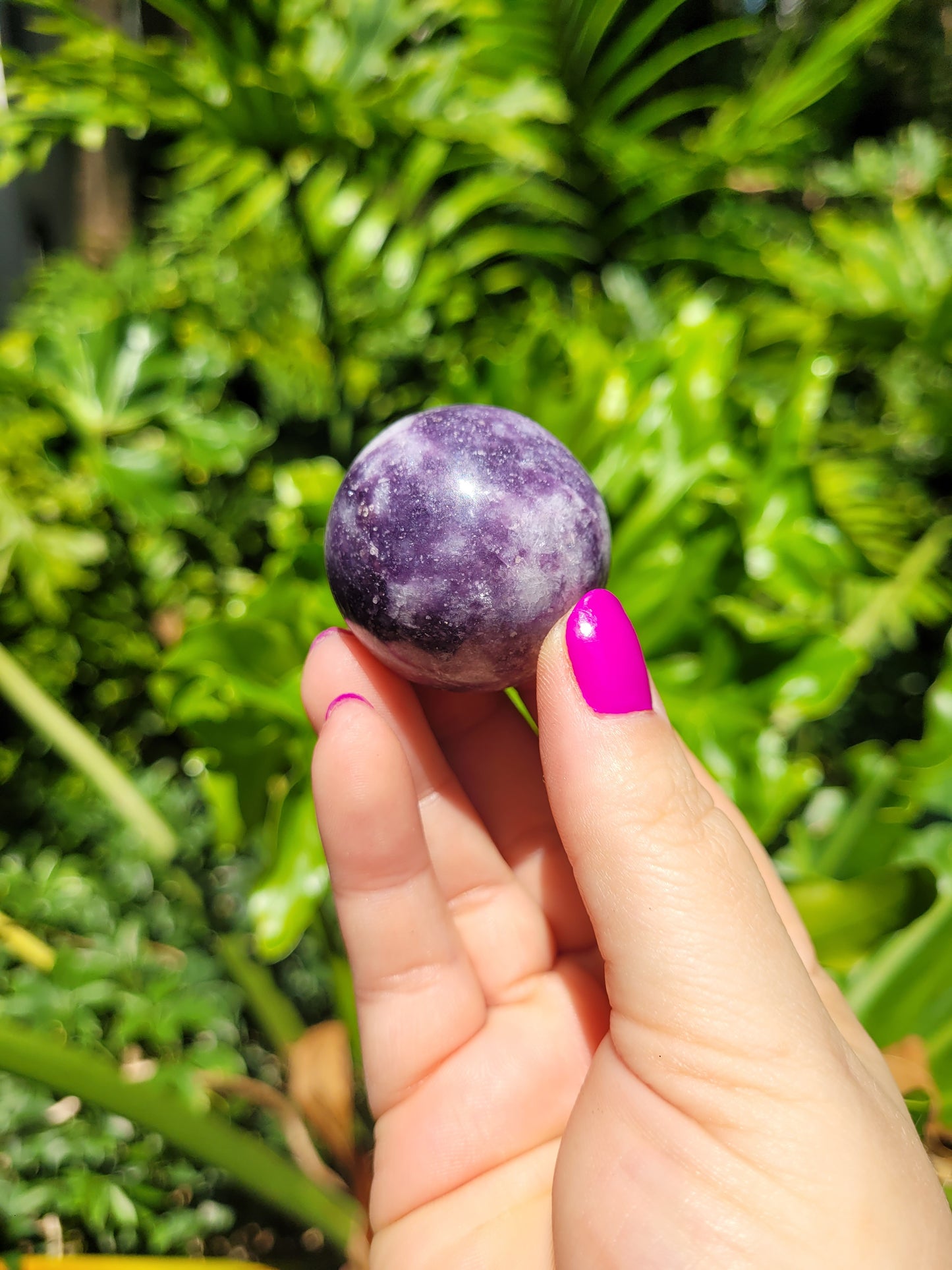 Lepidolite Sphere [B]