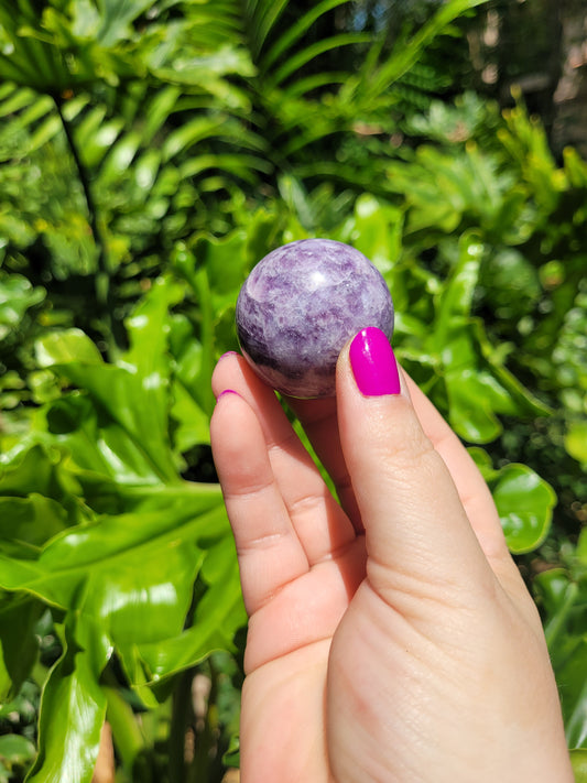 Lepidolite Sphere [C]