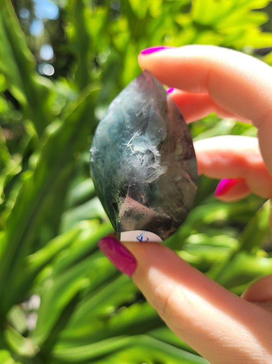 Mini Feathered Fluorite Flame [F]