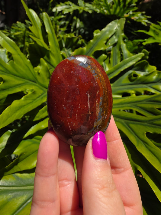 Ocean Jasper Palm Stone • Option FF