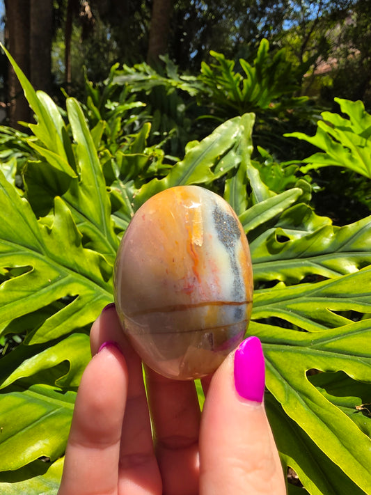 Ocean Jasper Palm Stone [K]