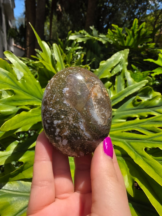 Ocean Jasper Palm Stone [R]