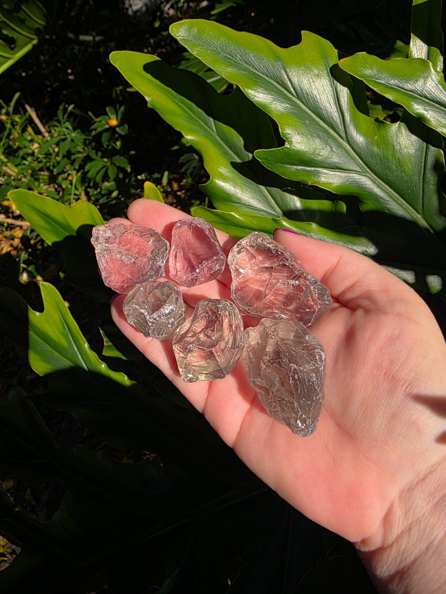 Prasiolite Tumble [Natural Green Amethyst][Medium]