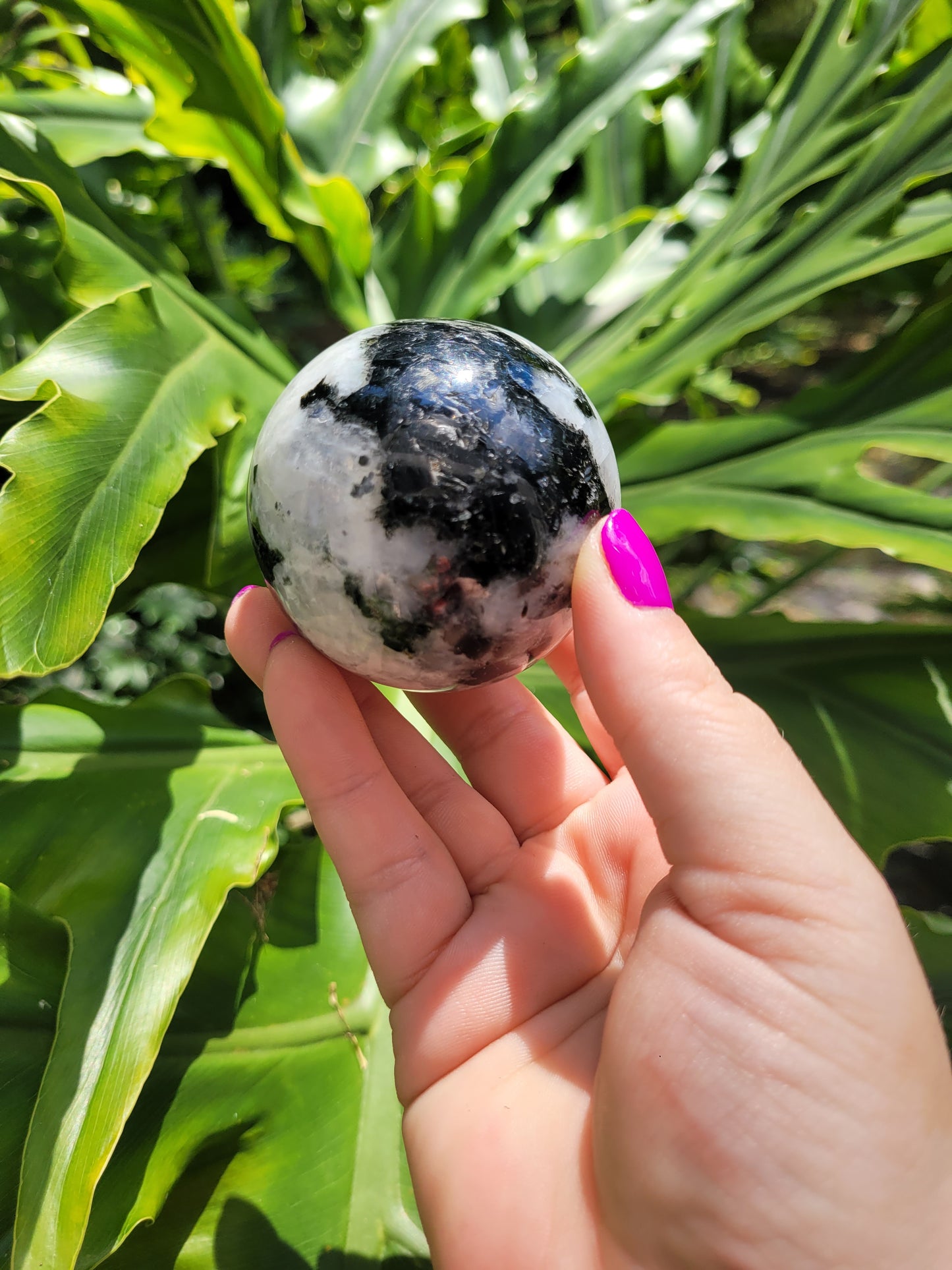Rainbow Moonstone Sphere [A]
