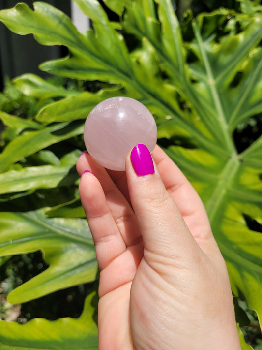 Rose Quartz Sphere [High Quality][A]
