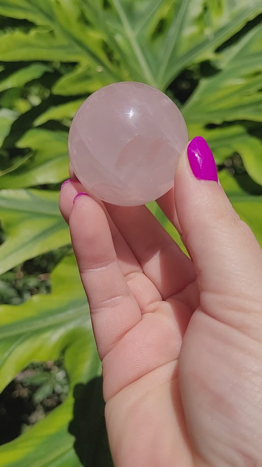 Rose Quartz Sphere • Option B