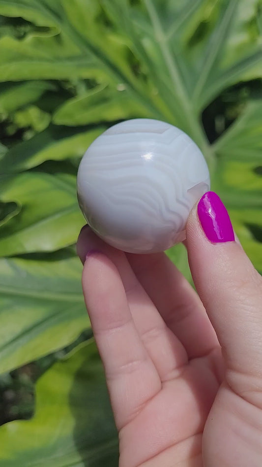Banded Agate Sphere • Option B • Madagascar