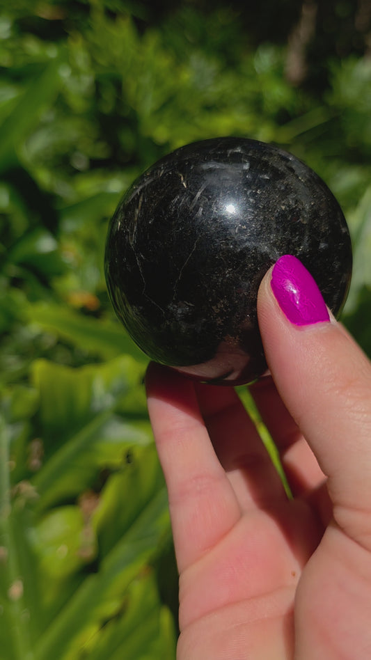 Arfvedsonite Sphere • Option D