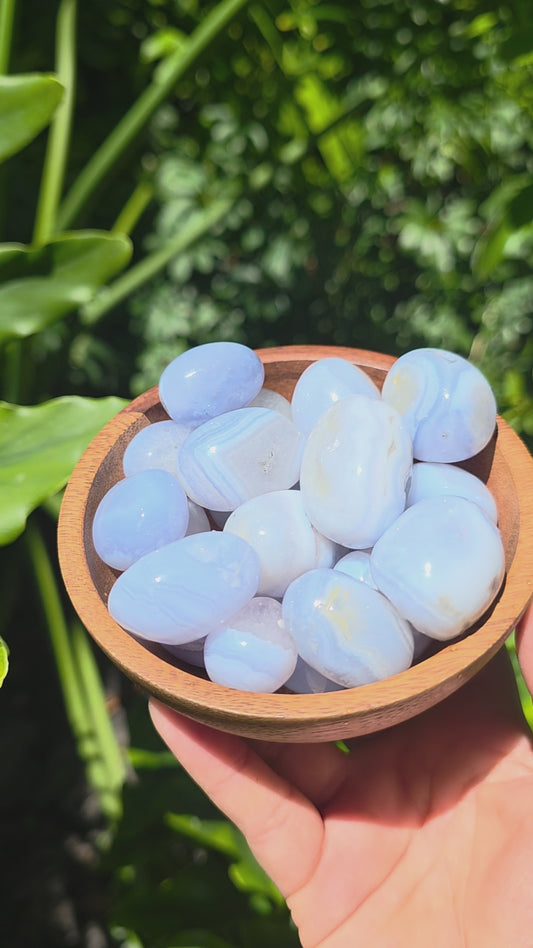 Blue Lace Agate Tumbles