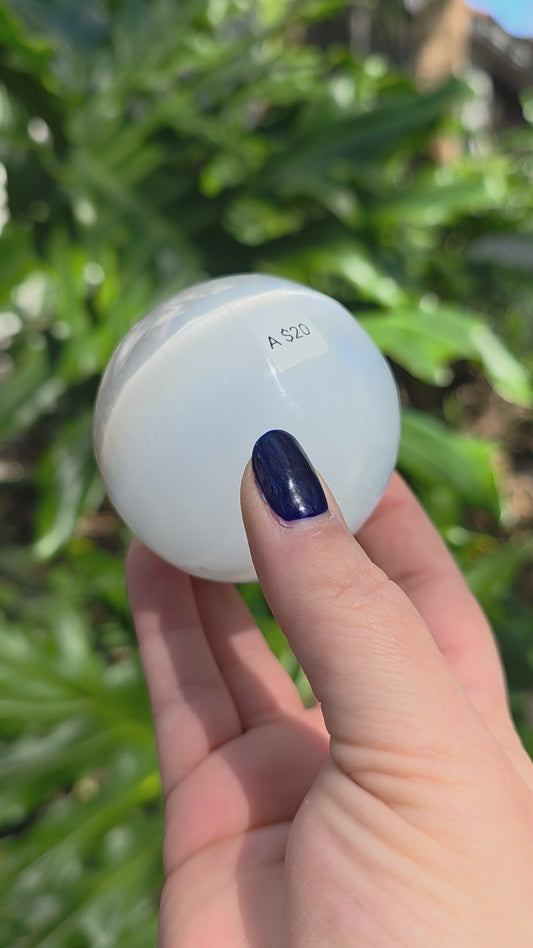 Satin Spar Sphere • Option A