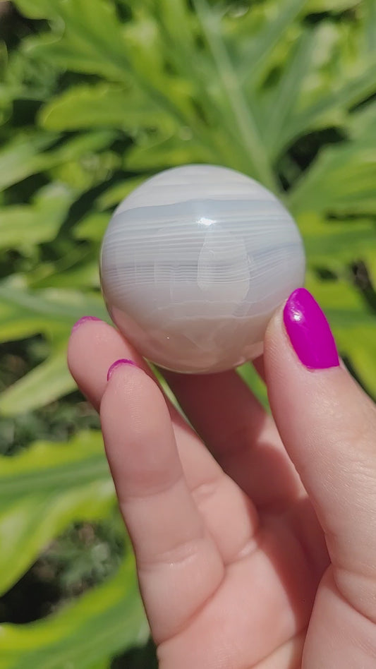 Banded Agate Sphere • Option A • Madagascar