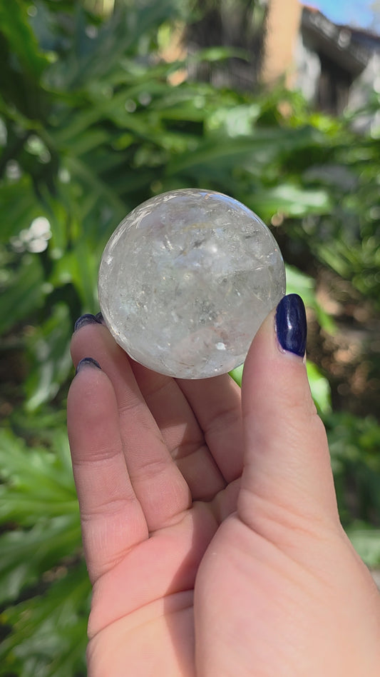 Clear Quartz Sphere • Option A • Brazil
