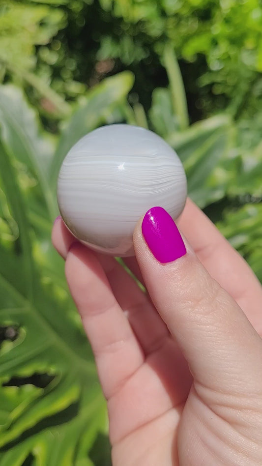Banded Agate Sphere • Option C • Madagascar